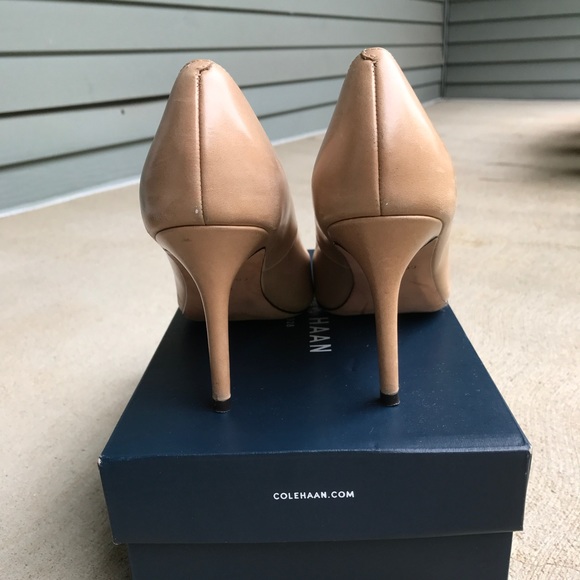 SOLD Cole Haan Nude Leather Pumps - Picture 5 of 7
